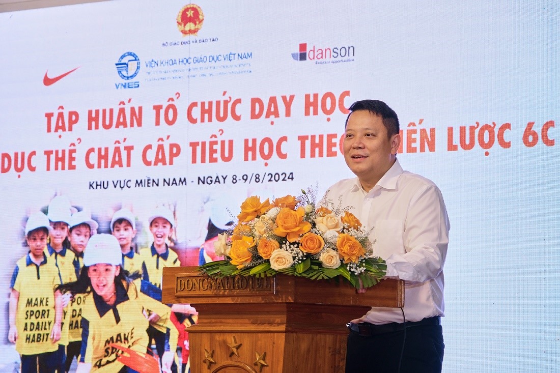 Tập huấn Tổ chức dạy học môn Giáo dục thể chất cấp tiểu học theo Chiến lược 6C, khu vực miền Nam (Đợt 1)