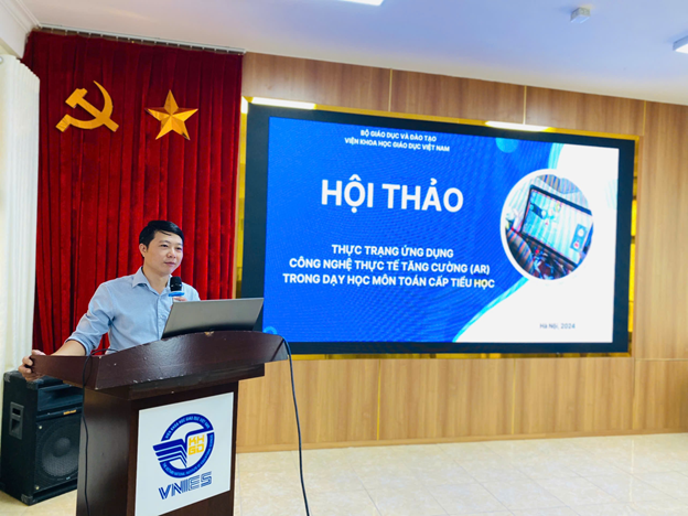 Hội thảo khoa học chủ đề “Ứng dụng công nghệ thực tế tăng cường (AR) trong dạy học môn Toán cấp Tiểu học”