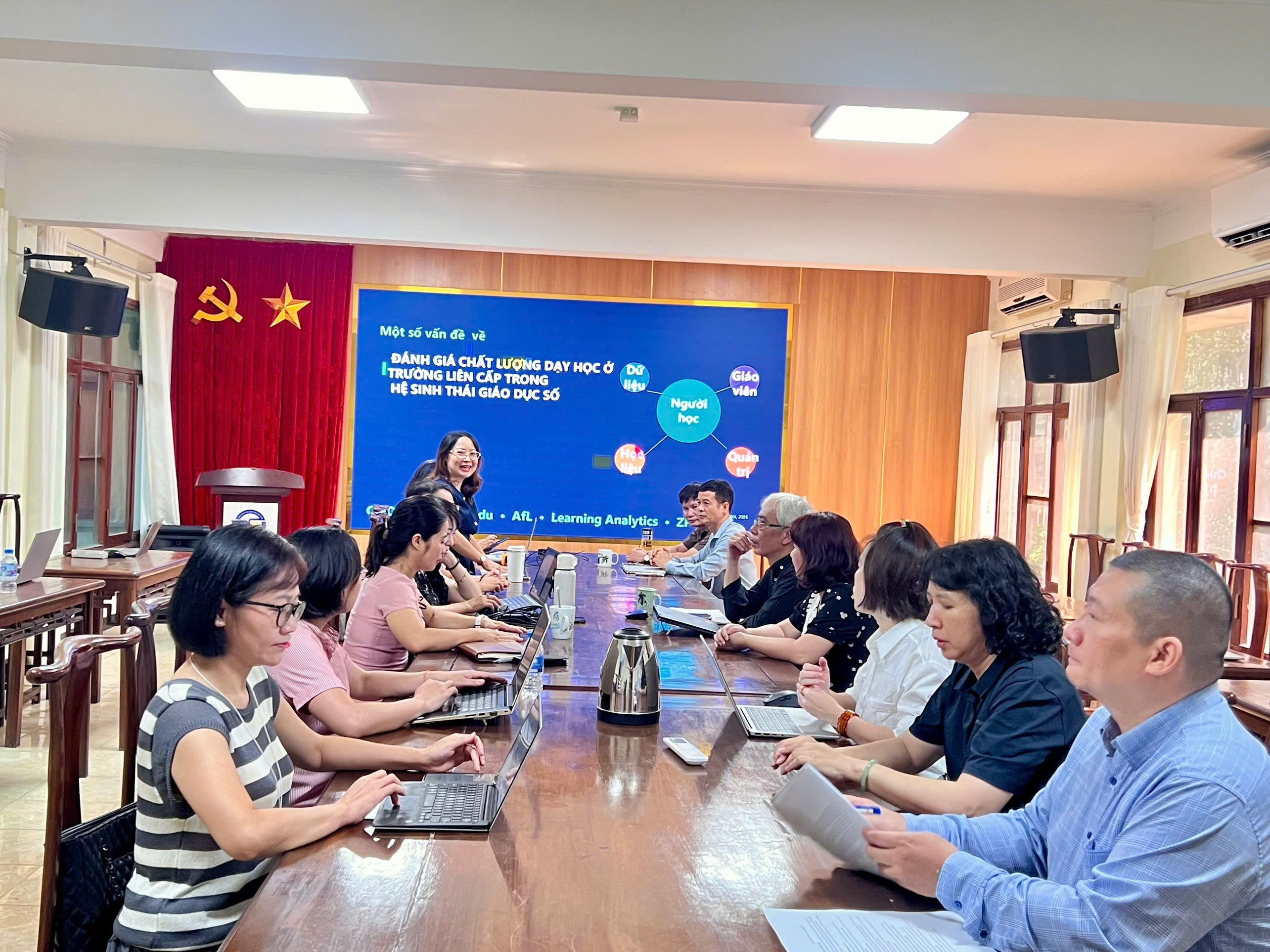 Hội thảo khoa học: Một số vấn đề về đánh giá chất lượng dạy học ở trường liên cấp trong hệ sinh thái giáo dục số